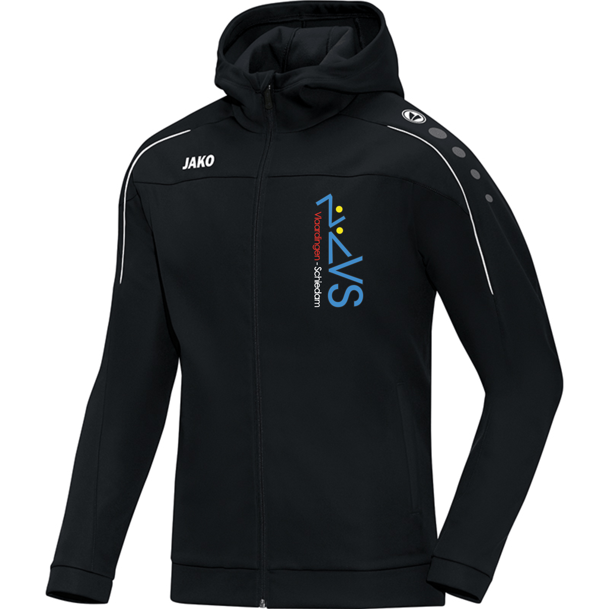 zvvs classico hoodie 6850-08 met logo